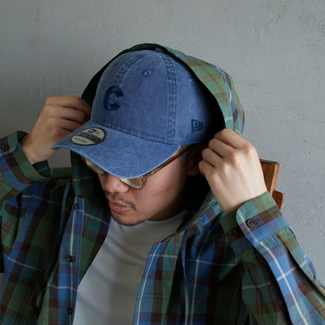 NEW ERA [ニューエラ] 別注 9TWENTY アシッドウォッシュ加工キャップ [14682600-JF] NAVY
