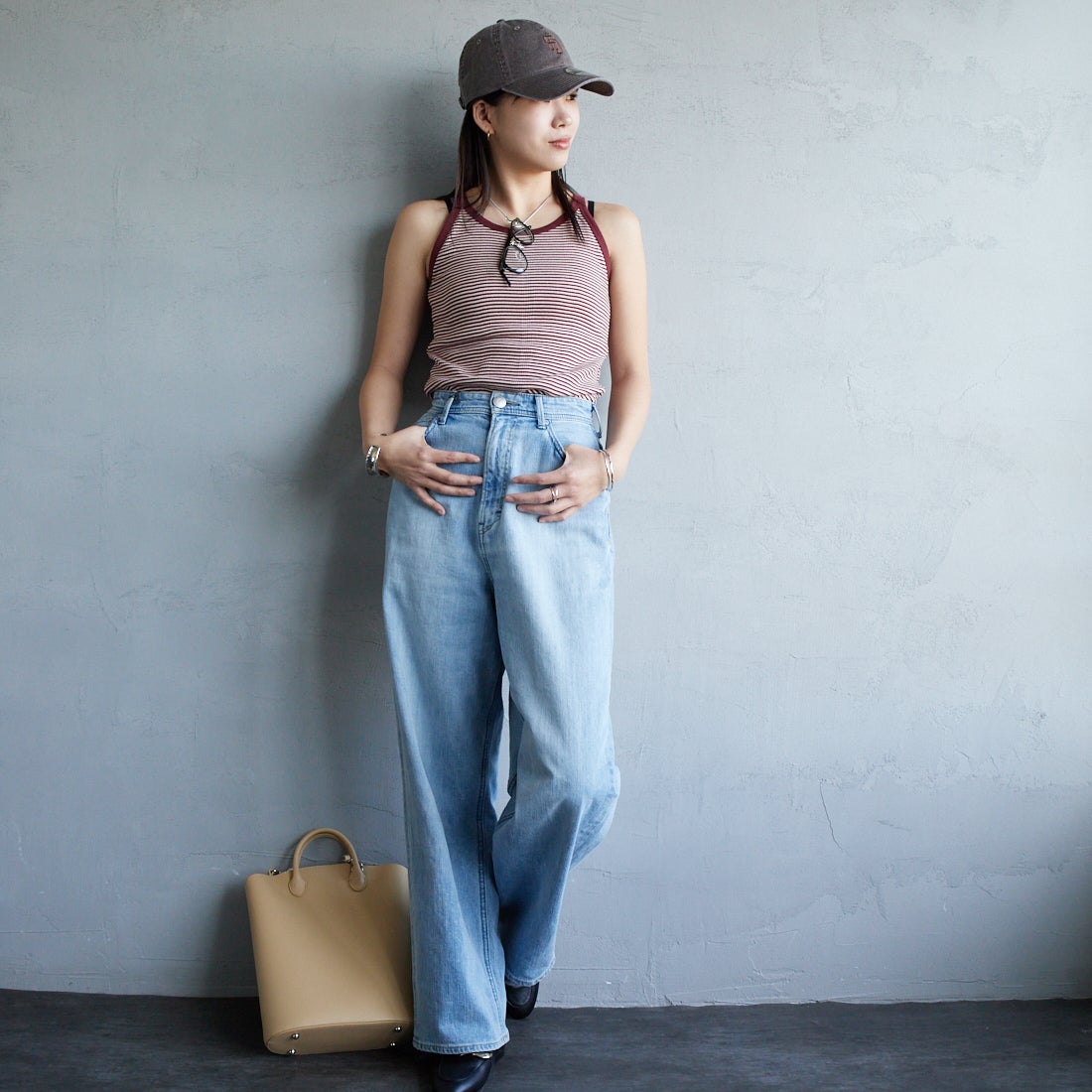 NEW ERA [ニューエラ] 別注 9TWENTY アシッドウォッシュ加工キャップ [14682598-JF] BROWN