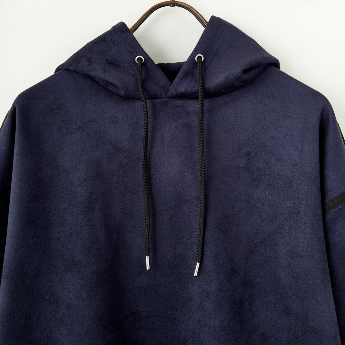 SLICK [スリック] ストレッチフェイクスエードプルパーカー [5155921] 210 NAVY