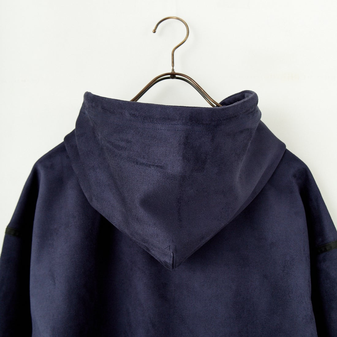SLICK [スリック] ストレッチフェイクスエードプルパーカー [5155921] 210 NAVY
