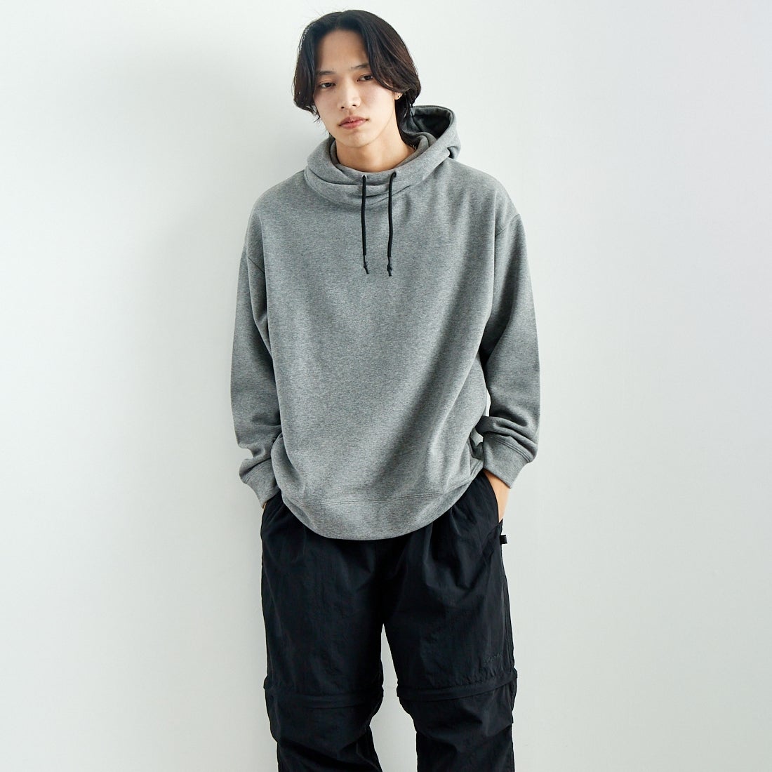 801 H.GRAY&&モデル身長：179cm 着用サイズ：2&&