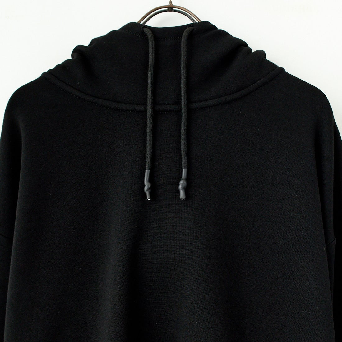 SLICK [スリック] ムートンジャージハイネックパーカー [5155930] 700 BLACK