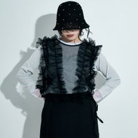 09 BLACK&&モデル身長：167cm 着用サイズ：F&&