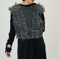08 CHARCOA&&モデル身長：150cm 着用サイズ：F&&