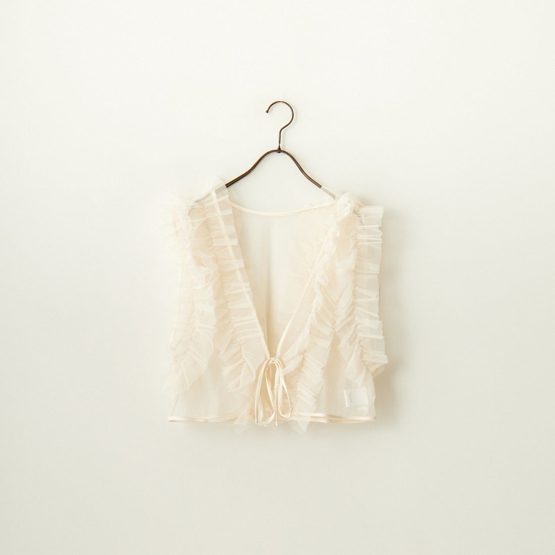 nenom [ネノム] 2WAY チュールフリルベスト [NE24122032] 21 IVORY