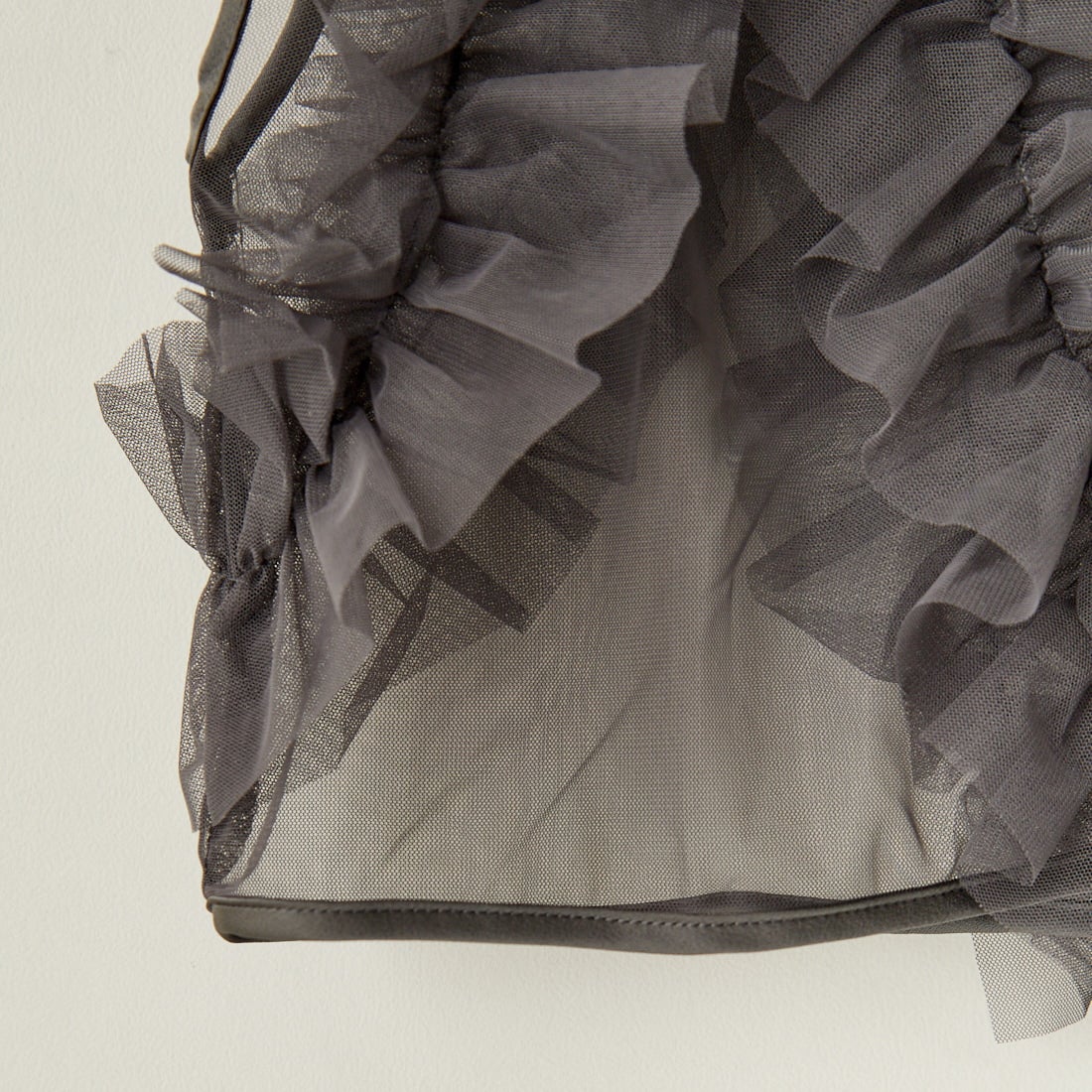 nenom [ネノム] 2WAY チュールフリルベスト [NE24122032] 08 CHARCOA