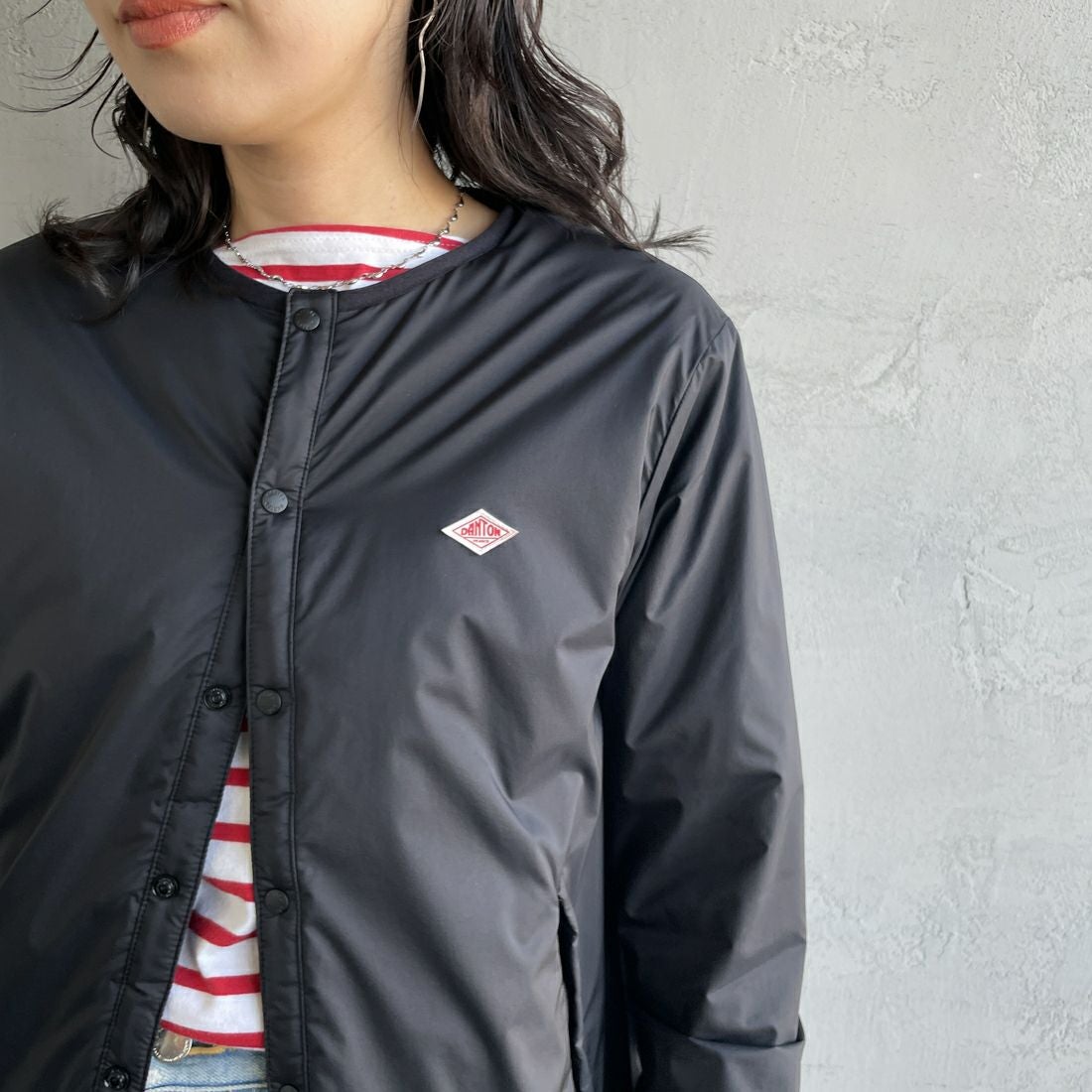 DANTON [ダントン] インサレーションノーカラージャケット [DT