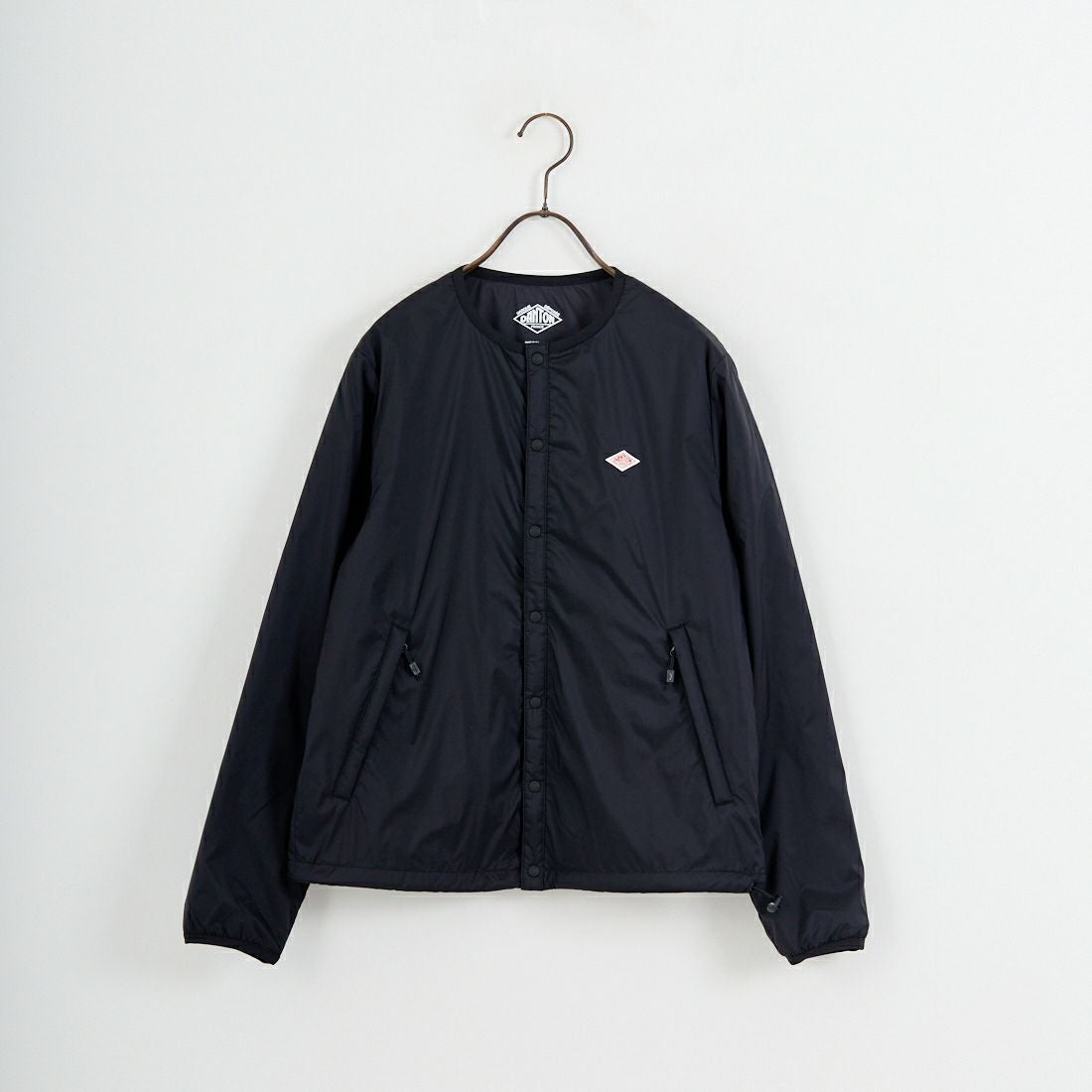 DANTON [ダントン] インサレーションノーカラージャケット [DT-A0632SNT] BLACK