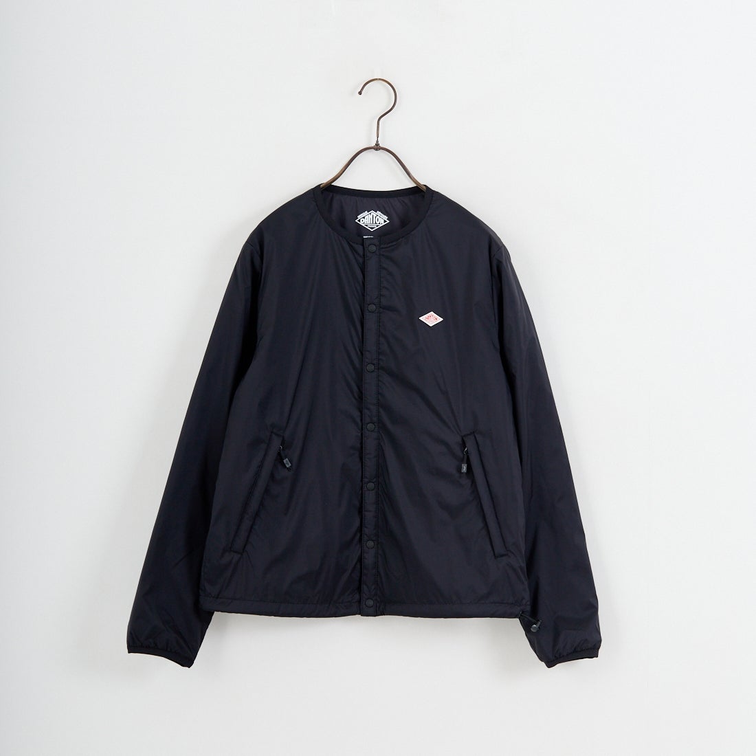 DANTON [ダントン] インサレーションノーカラージャケット [DT-A0632SNT] BLACK