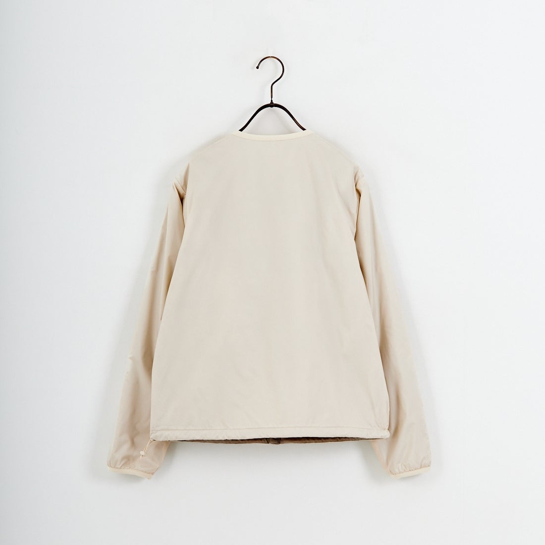 DANTON [ダントン] インサレーションノーカラージャケット [DT-A0632SNT] IVORY