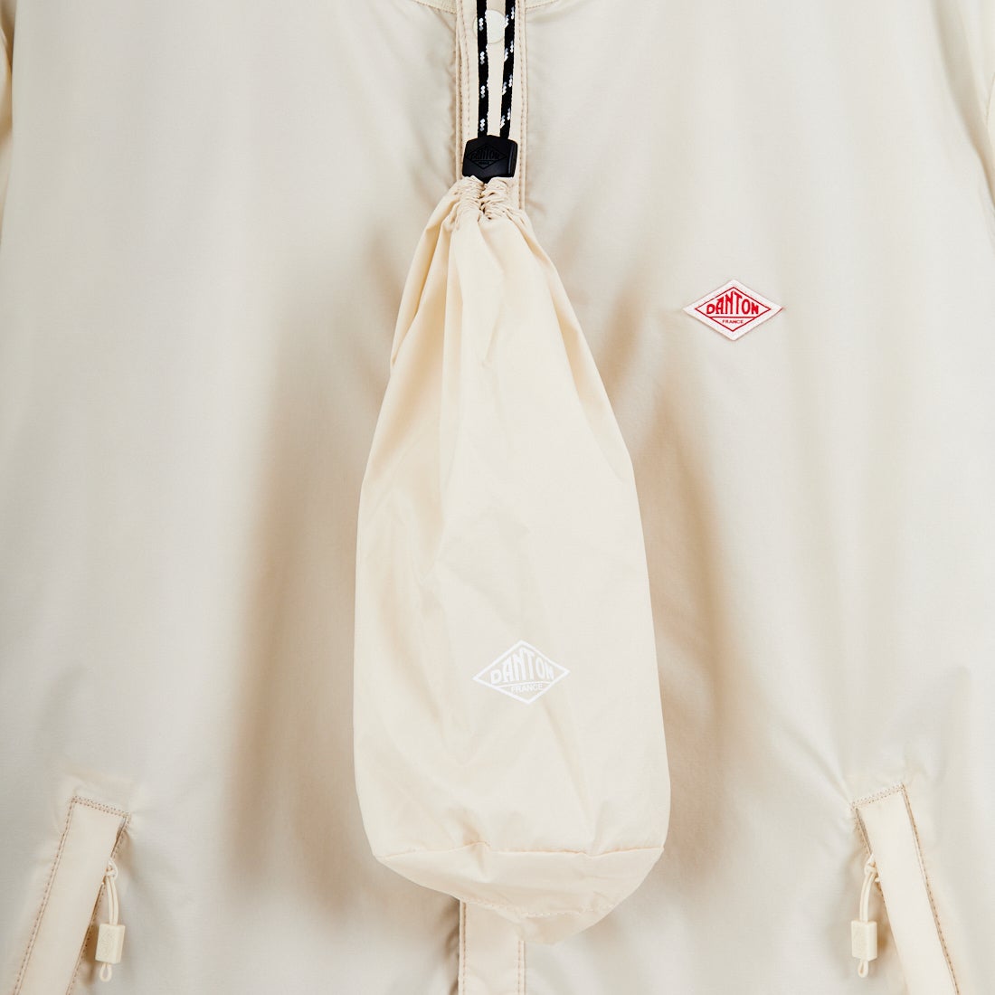 DANTON [ダントン] インサレーションノーカラージャケット [DT-A0632SNT] IVORY
