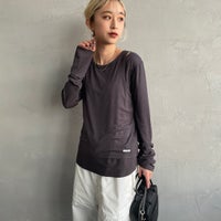 08 CHARCOA&&モデル身長：150cm 着用サイズ：F&&