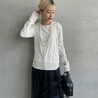 02 OFF&&モデル身長：150cm 着用サイズ：F&&