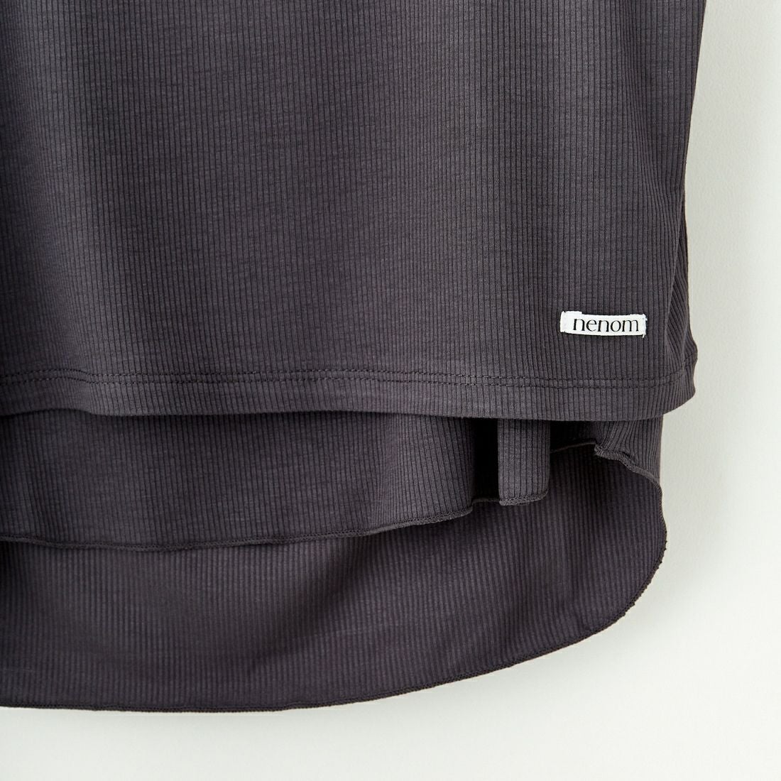 nenom [ネノム] 2ピース アメスリレイヤードシアーカットソー [NE25112004] 08 CHARCOA