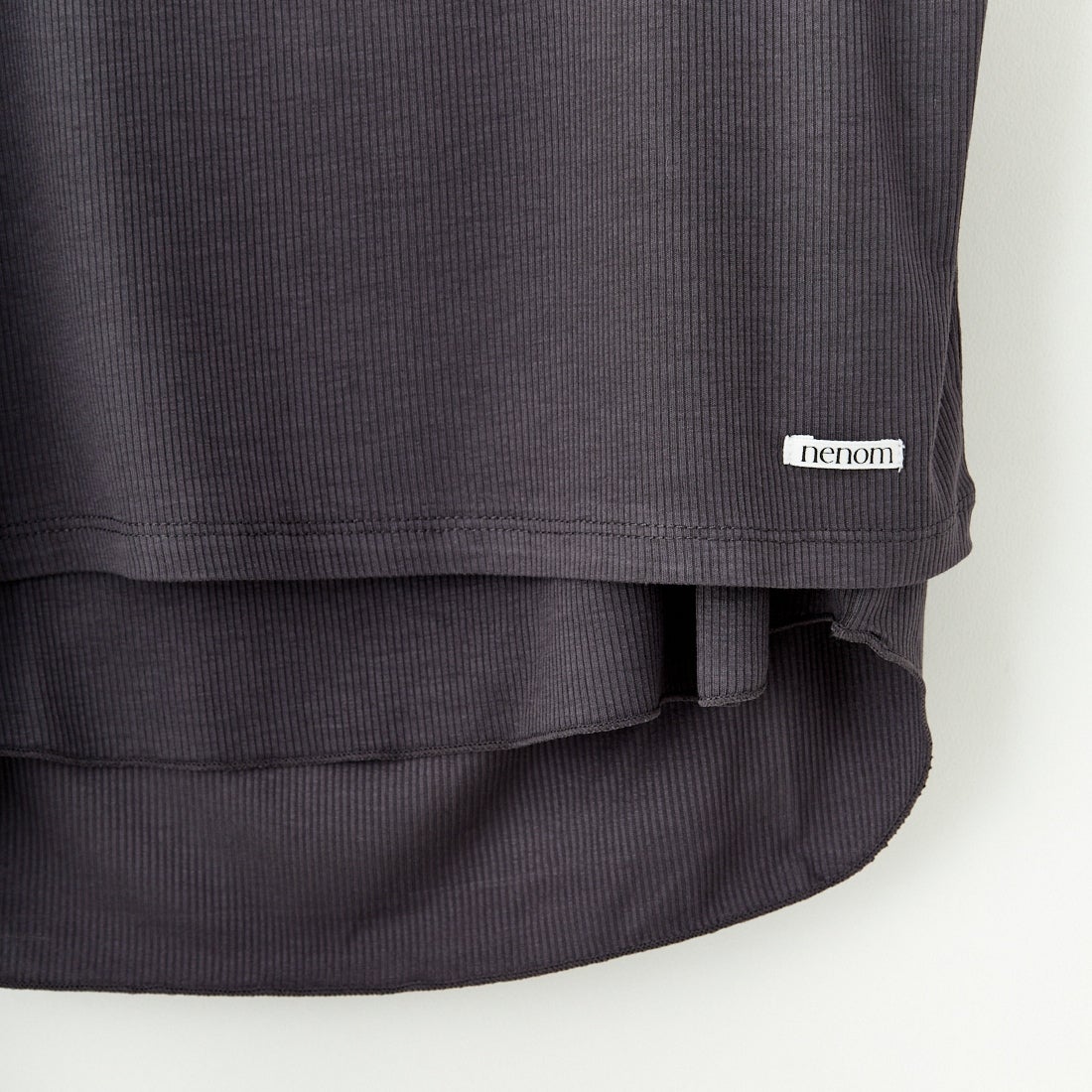 nenom [ネノム] 2ピース アメスリレイヤードシアーカットソー [NE25112004] 08 CHARCOA