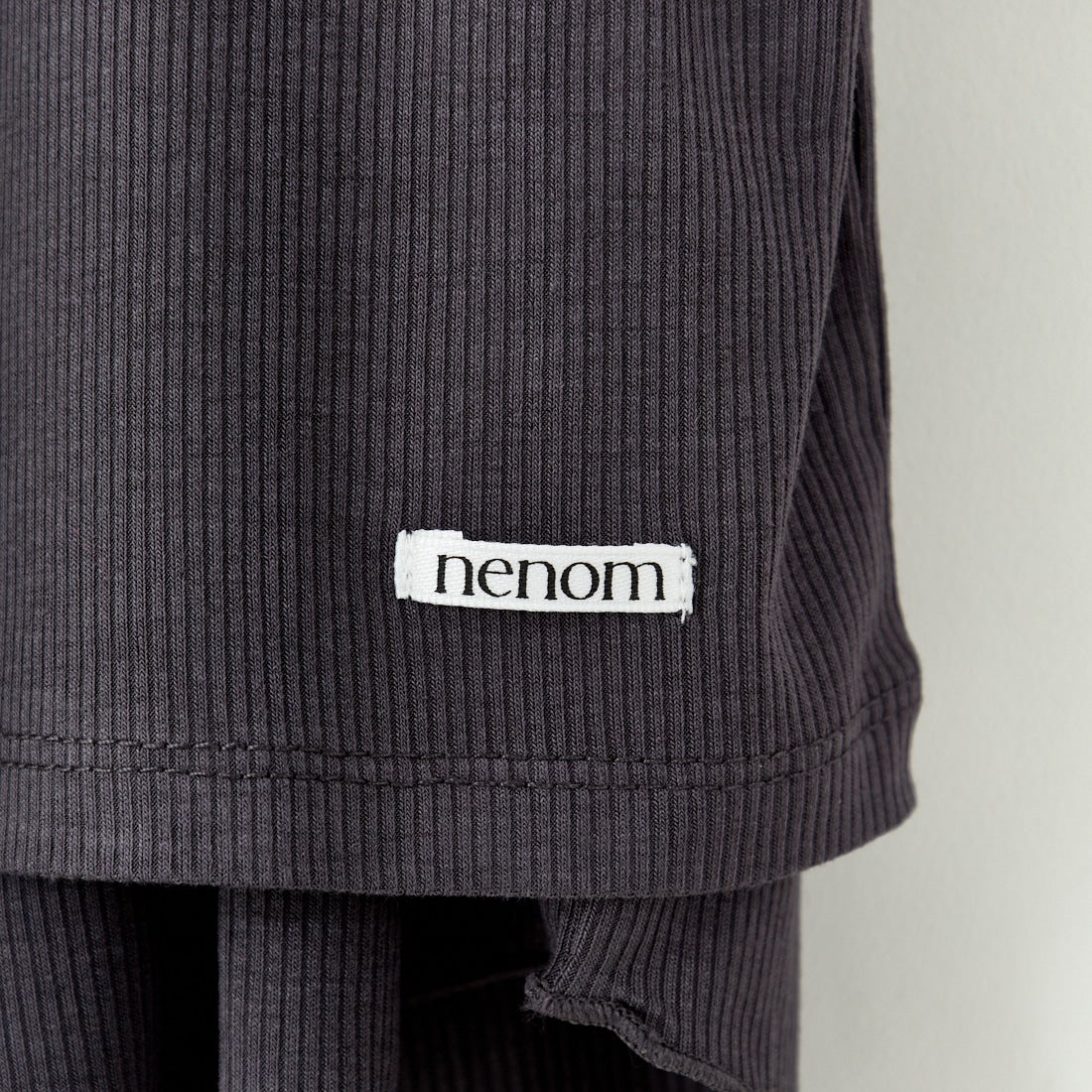 nenom [ネノム] 2ピース アメスリレイヤードシアーカットソー [NE25112004] 08 CHARCOA