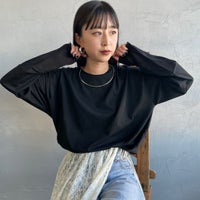 09 BLACK&&モデル身長：150cm 着用サイズ：F&&