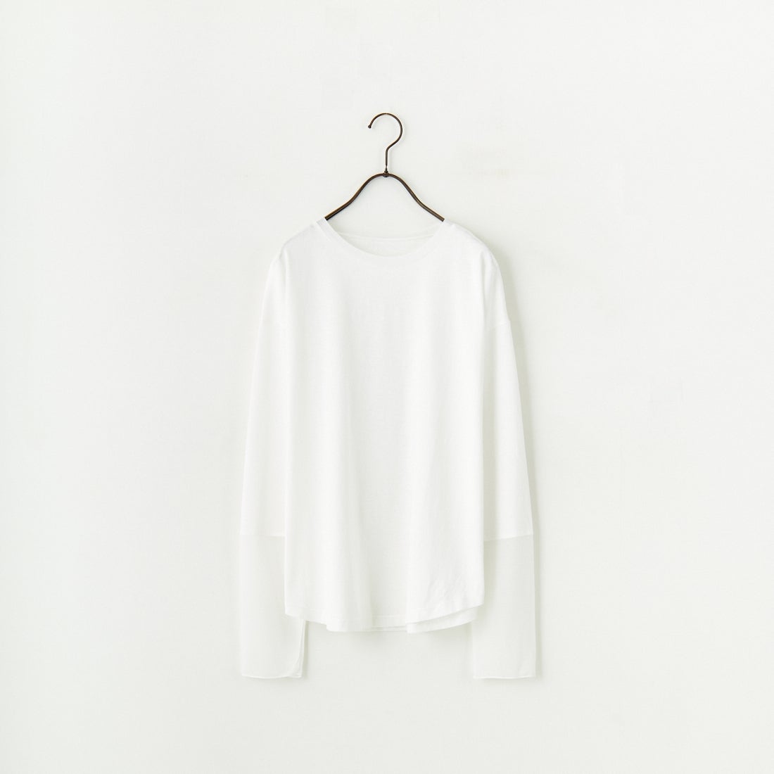 nenom [ネノム] 袖シアー切り替え ロングスリーブカットソー [NE23142058] 02 OFF