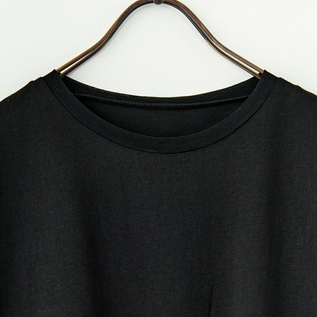 nenom [ネノム] 袖シアー切り替え ロングスリーブカットソー [NE23142058] 09 BLACK