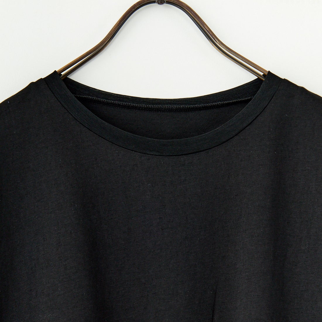 nenom [ネノム] 袖シアー切り替え ロングスリーブカットソー [NE23142058] 09 BLACK