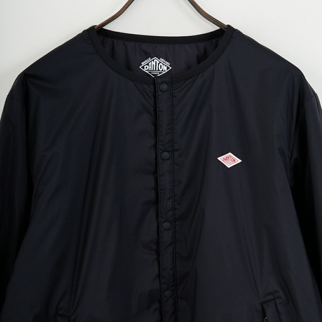 DANTON [ダントン] インサレーションノーカラージャケット [DT-A0633SNT] BLACK