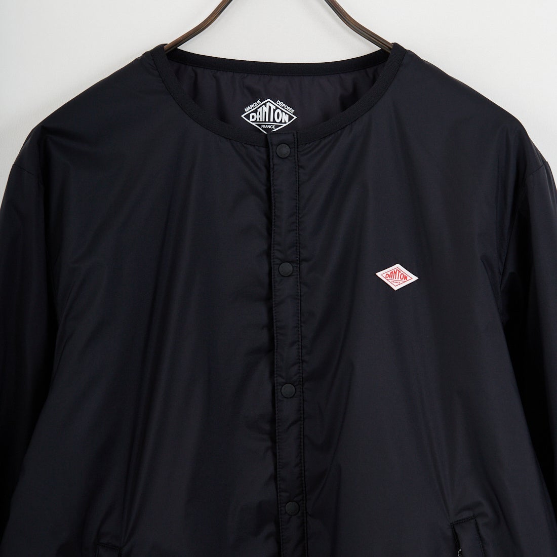 DANTON [ダントン] インサレーションノーカラージャケット [DT-A0633SNT] BLACK