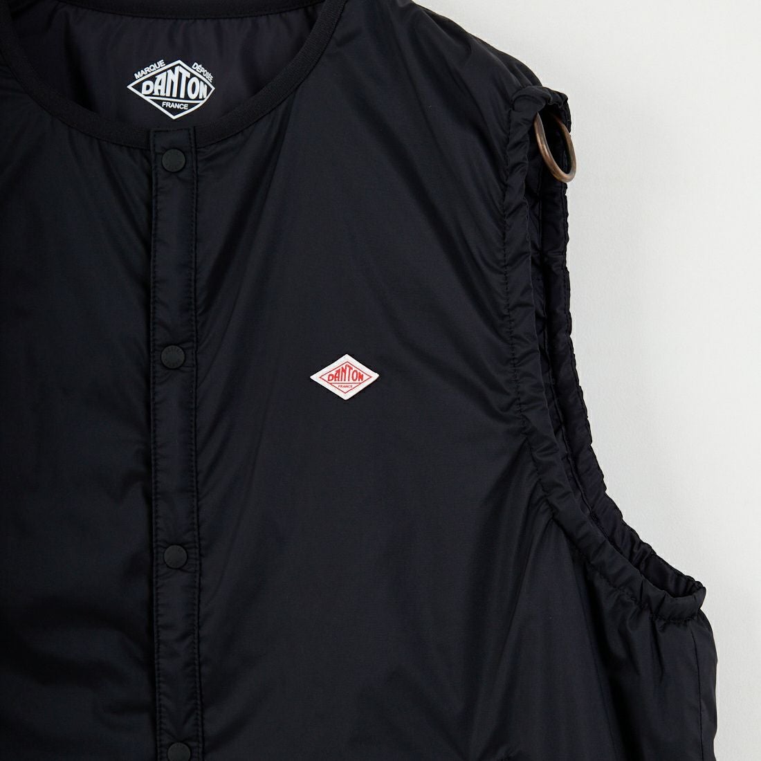 DANTON [ダントン] インサレーションノーカラーベスト [DT-A0635SNT] BLACK
