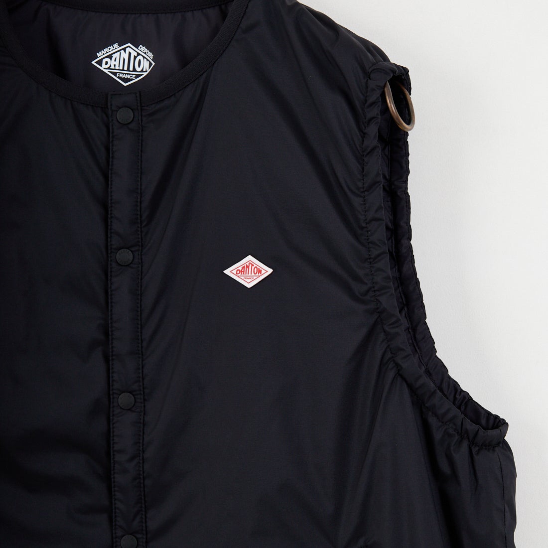 DANTON [ダントン] インサレーションノーカラーベスト [DT-A0635SNT] BLACK