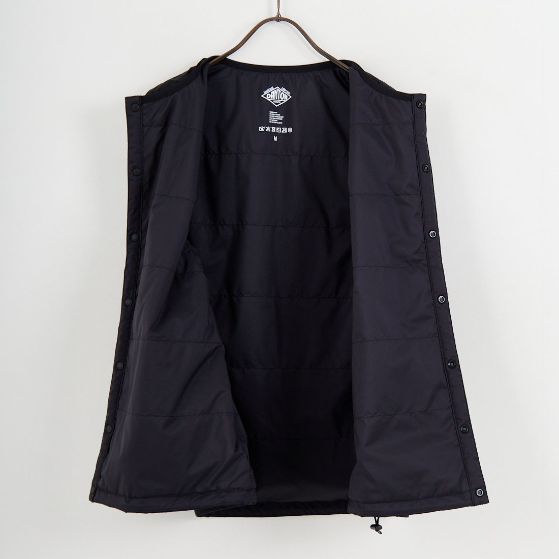 DANTON [ダントン] インサレーションノーカラーベスト [DT-A0635SNT] BLACK