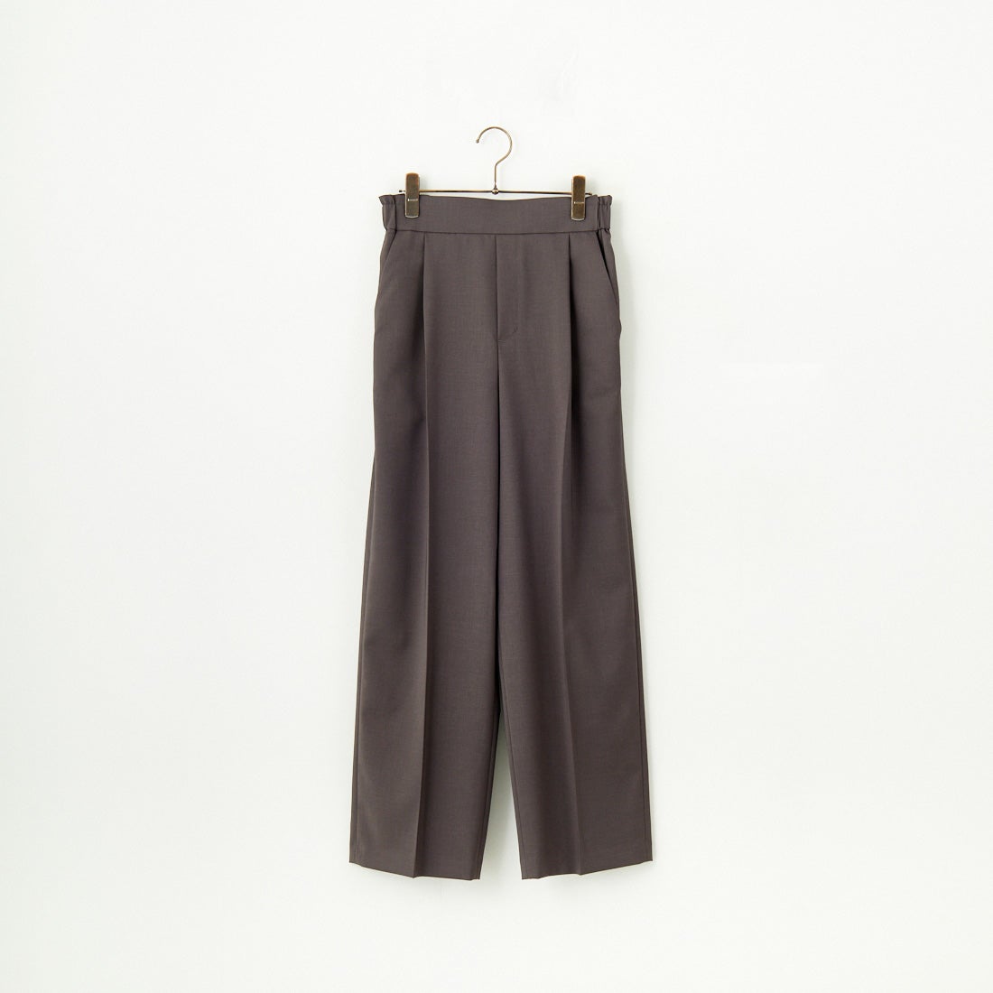 Jeans Factory Clothes [ジーンズファクトリークローズ] ストレッチツイルセミワイドパンツ [M-8139] 030 ﾁｬｺｰﾙ