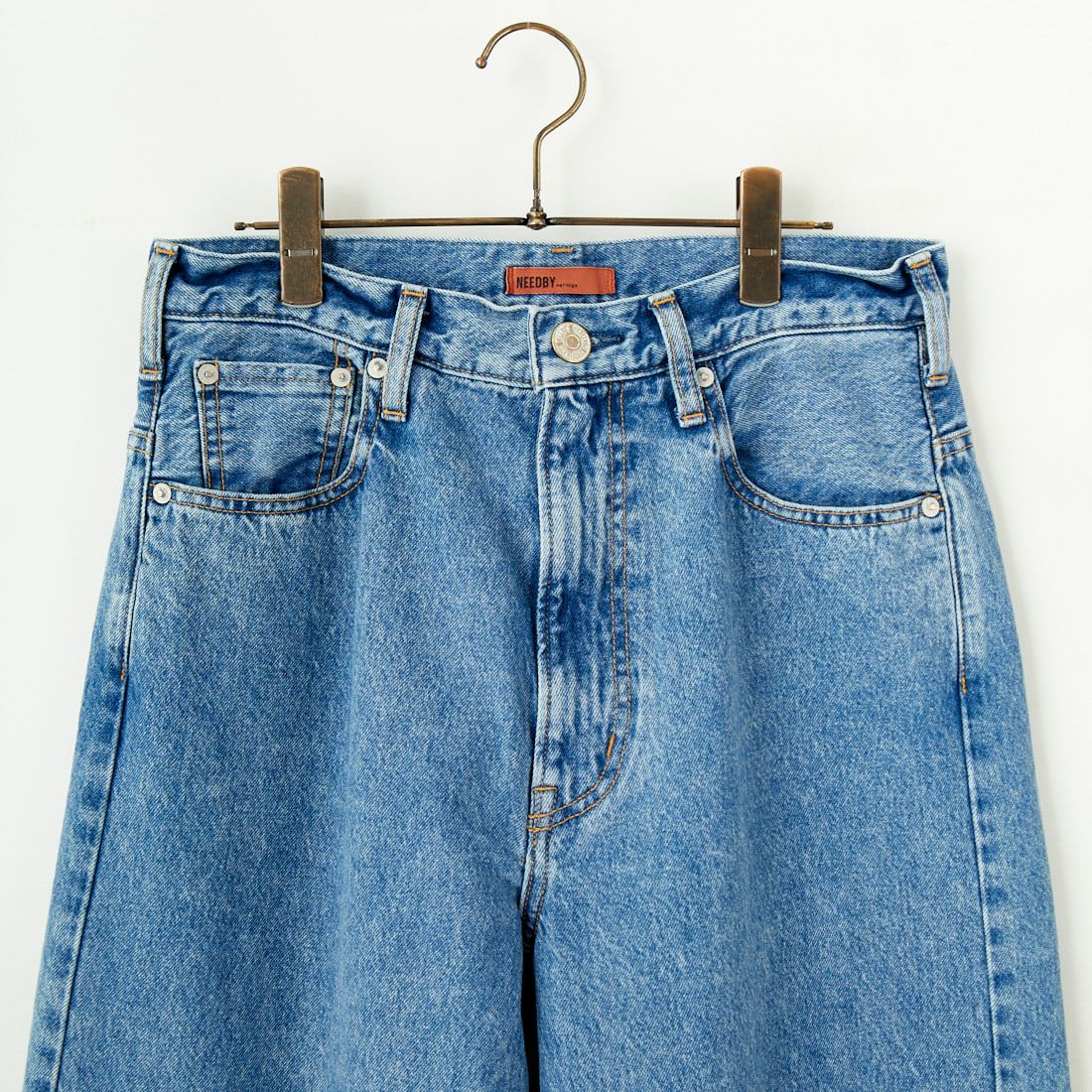 NEEDBY heritage [ニードバイヘリテージ] KOH ワイドテーパードデニム [N1CM01237SMB] S-MD BLUE