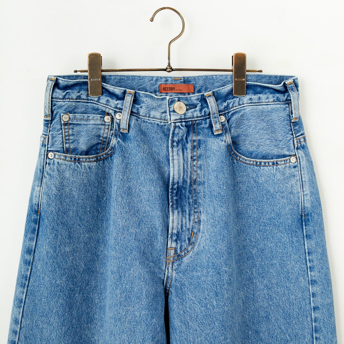 NEEDBY heritage [ニードバイヘリテージ] KOH ワイドテーパードデニム [N1CM01237SMB] S-MD BLUE