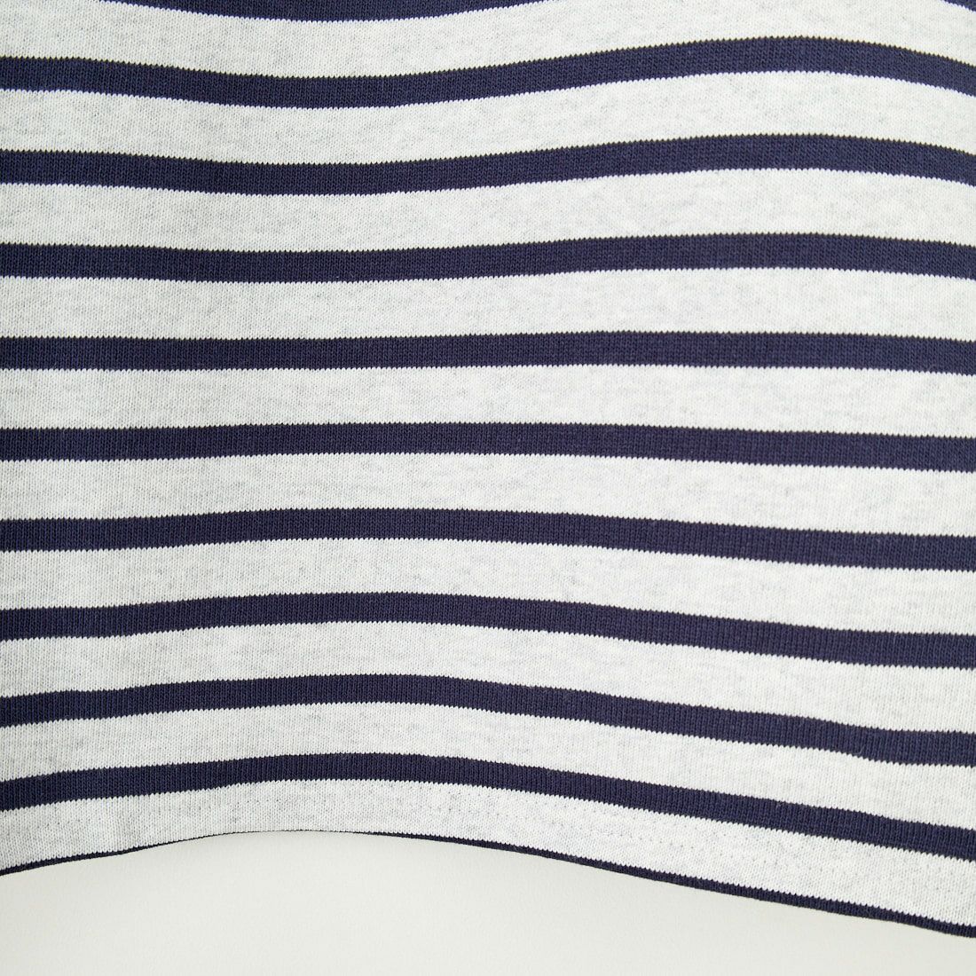 ST.JAMES [セントジェームス] 別注 バスクボーダーロングスリーブTシャツ [OUESSANT-JF] GRI/NAV