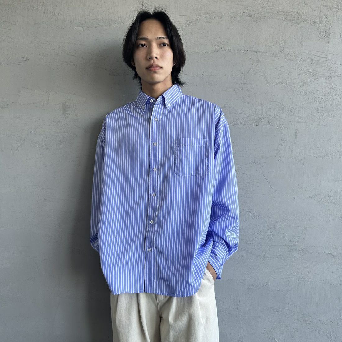 D BLU ST&&モデル身長：179cm 着用サイズ：L&&