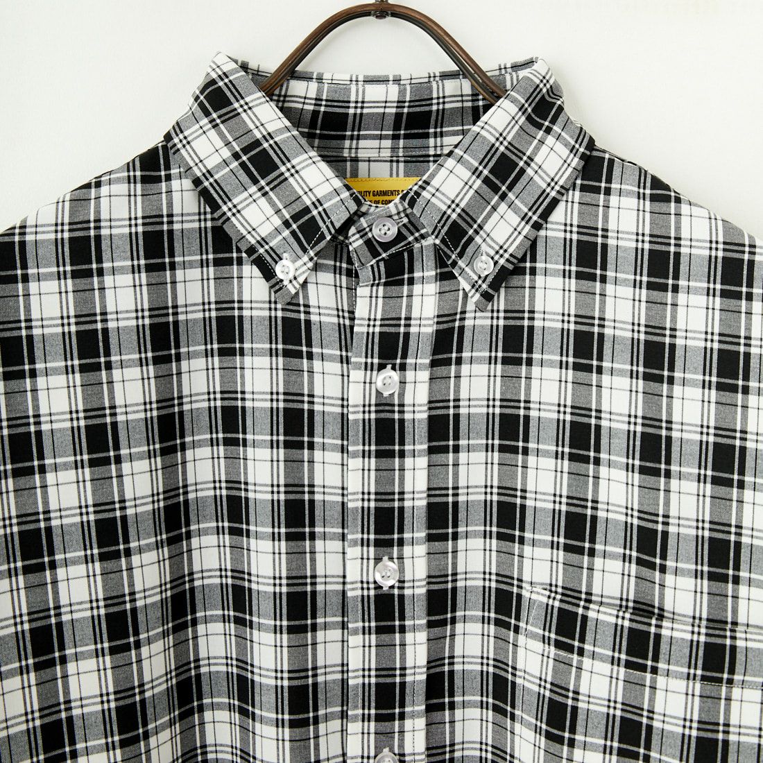 Jeans Factory Clothes [ジーンズファクトリークローズ] ビッグボタンダウンシャツ [JFC-251-017] G BK CHK