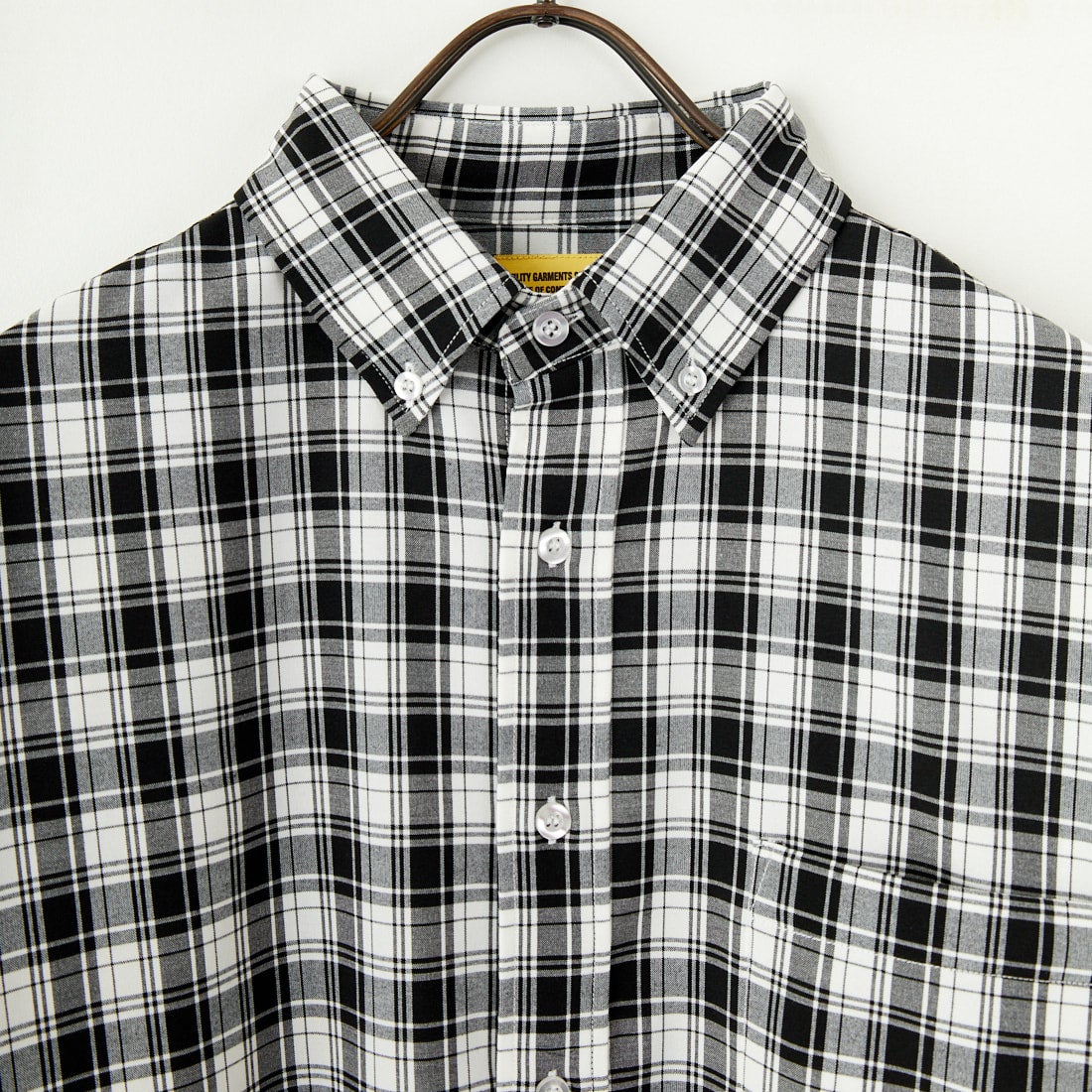 Jeans Factory Clothes [ジーンズファクトリークローズ] ビッグボタンダウンシャツ [JFC-251-017] G BK CHK