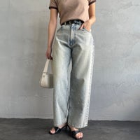 LT.BLUE&&モデル身長：163cm 着用サイズ：M&&