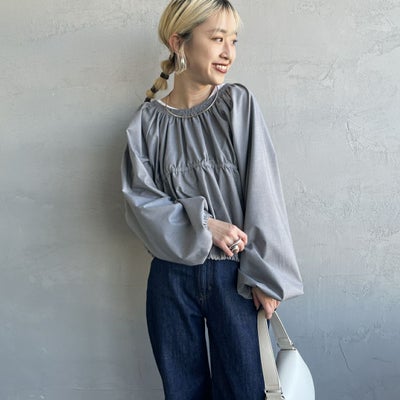 07 GRAY&&モデル身長：150cm 着用サイズ：F&&