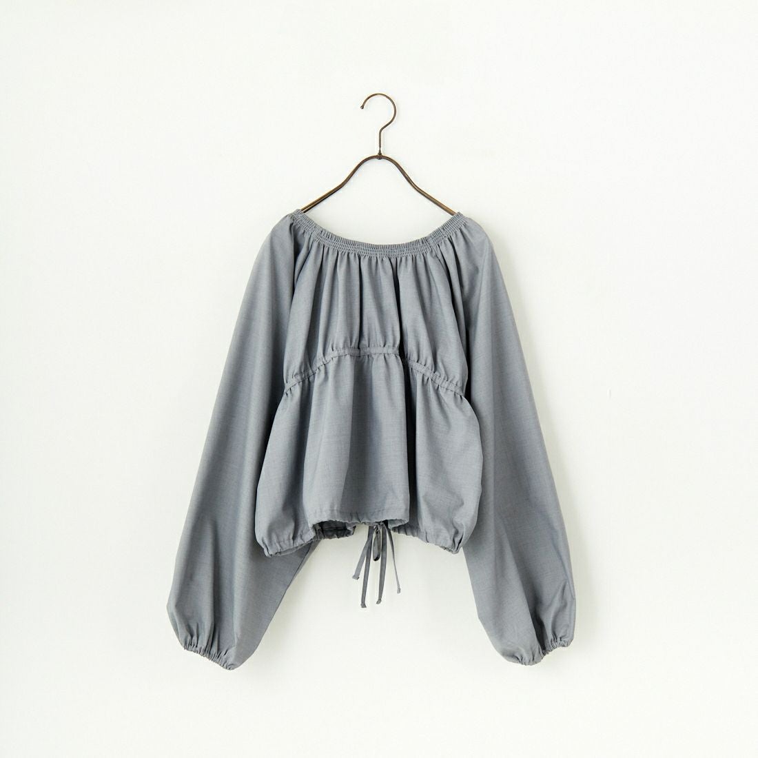 nenom [ネノム] マルチWAY ギャザーボレロブラウス [NE25112003] 07 GRAY