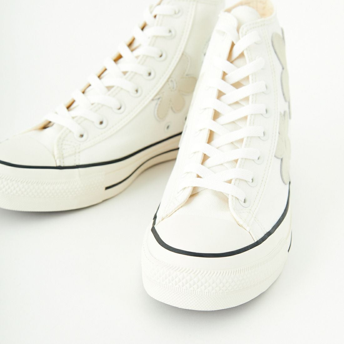 CONVERSE [コンバース] オールスター スエードフラワーHI [AS-SUEDEFLOWER-HI] ｵﾌﾎﾜｲﾄ