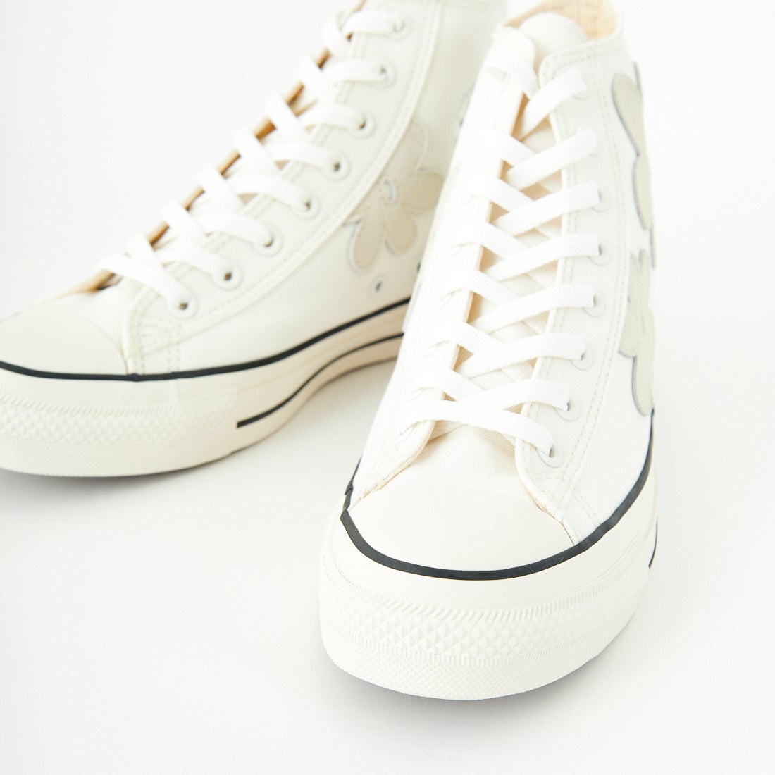 CONVERSE [コンバース] オールスター スエードフラワーHI [AS-SUEDEFLOWER-HI] ｵﾌﾎﾜｲﾄ
