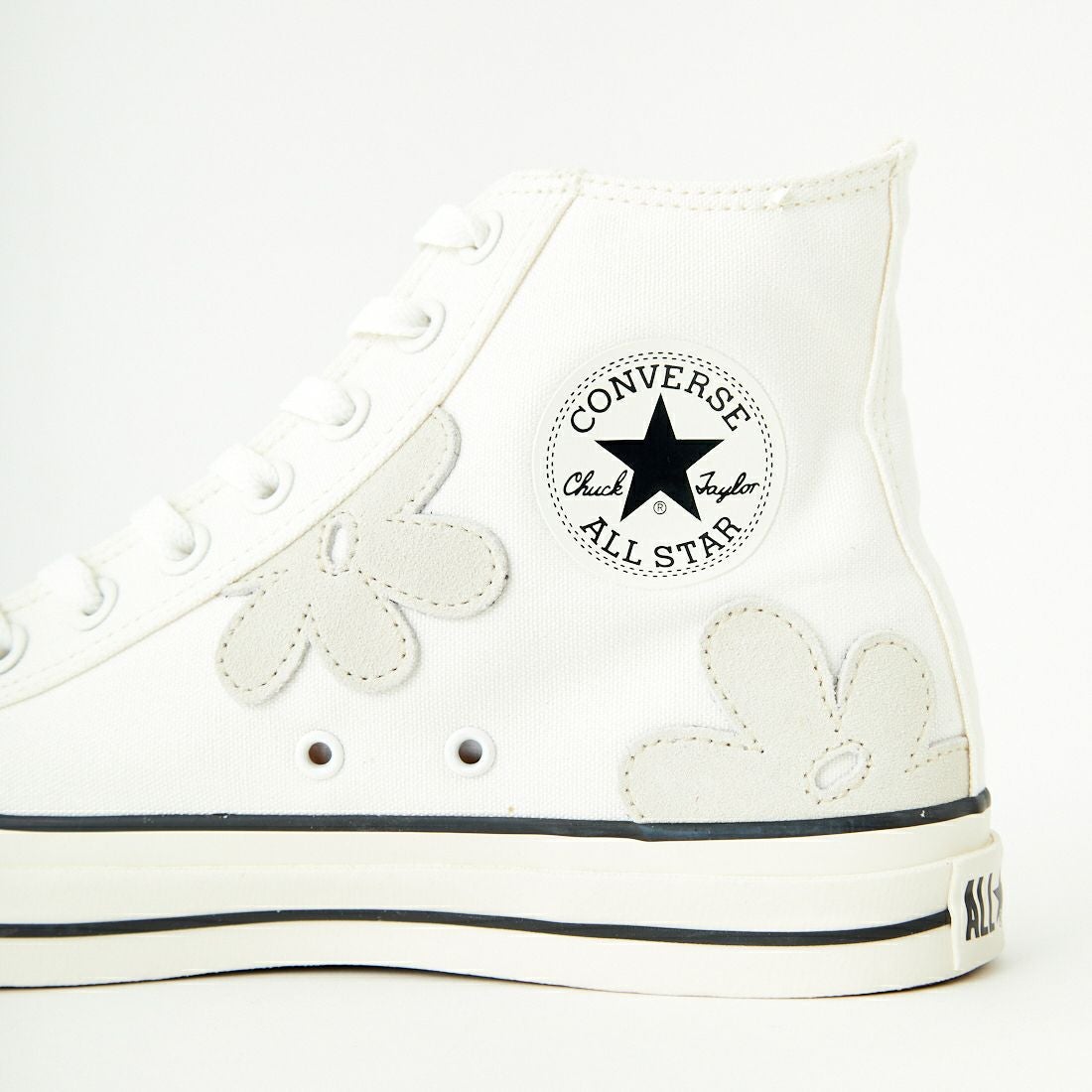 CONVERSE [コンバース] オールスター スエードフラワーHI [AS-SUEDEFLOWER-HI] ｵﾌﾎﾜｲﾄ