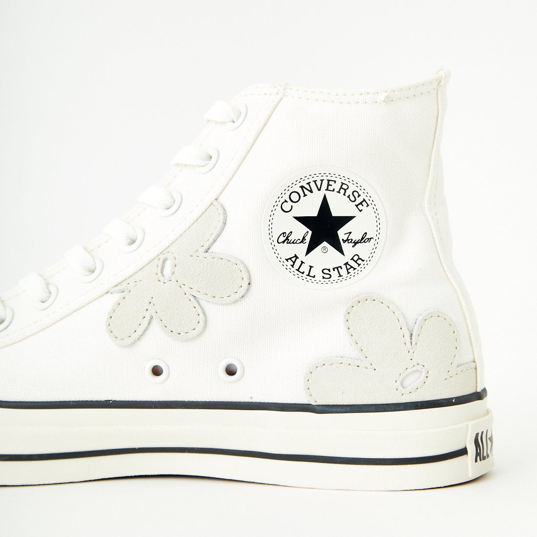CONVERSE [コンバース] オールスター スエードフラワーHI [AS-SUEDEFLOWER-HI] ｵﾌﾎﾜｲﾄ