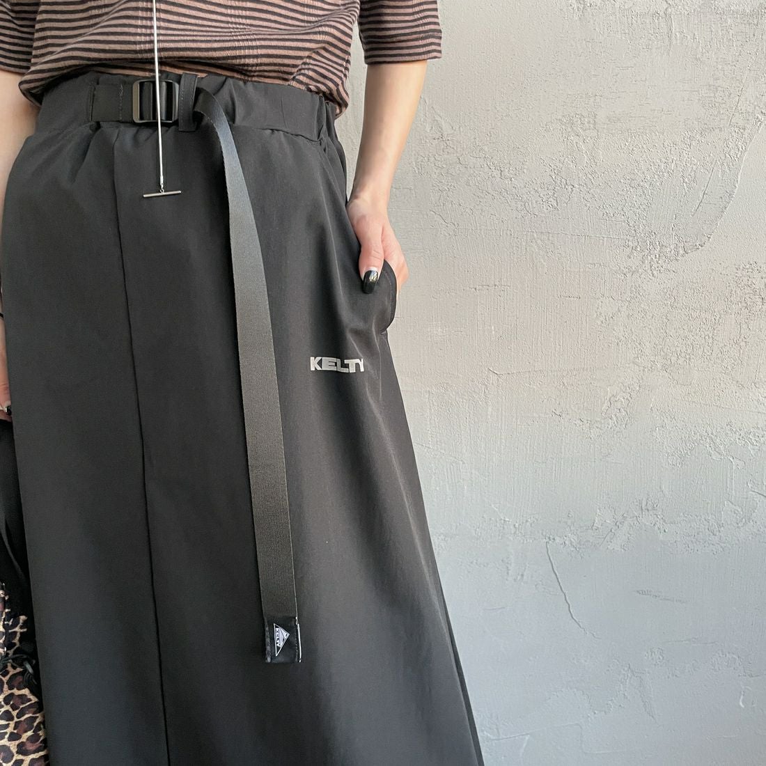 KELTY [ケルティ] 別注 ラッシュコンフォート ナイロンドロストスカート [KE252W30IN03-JF] ﾌﾞﾗｯｸ
