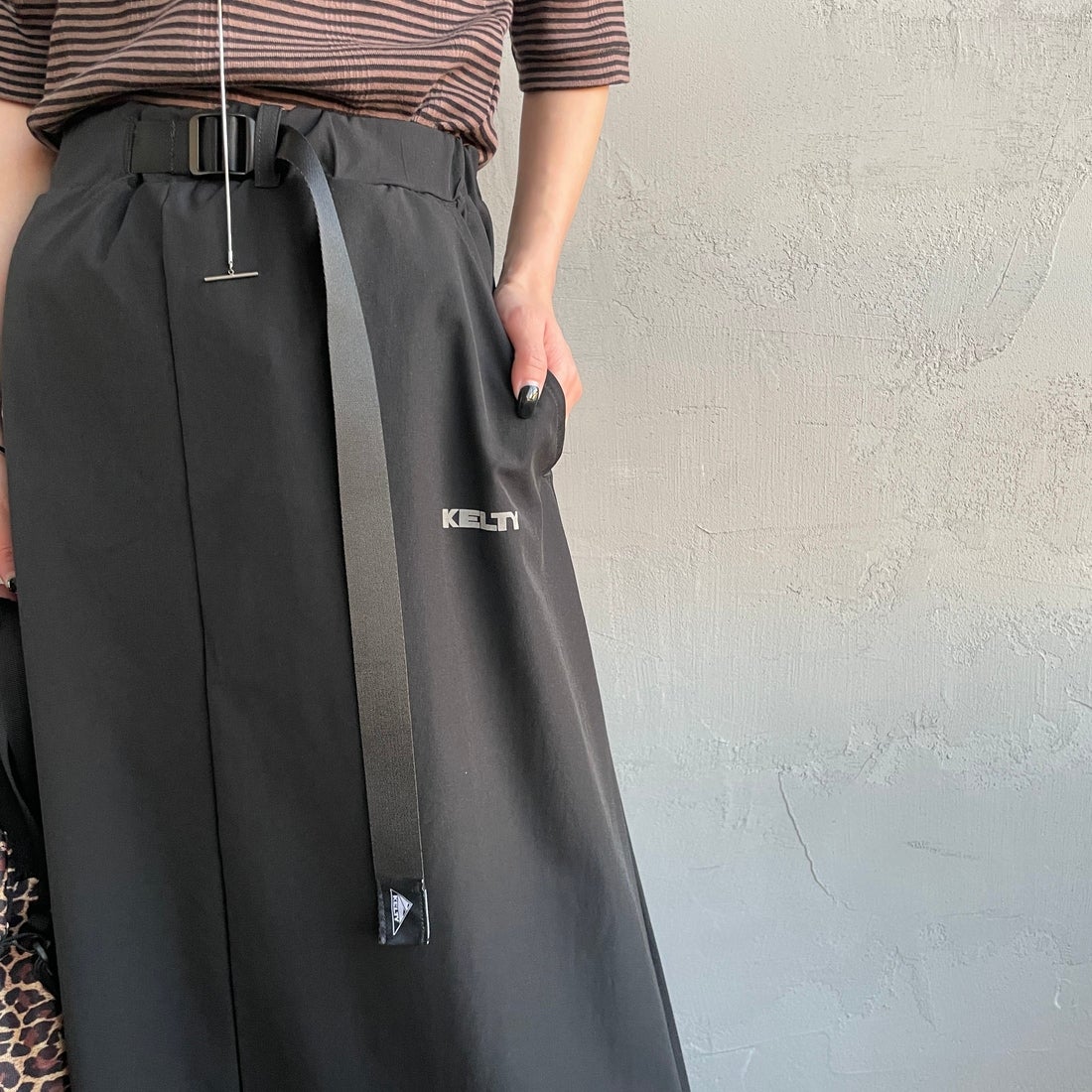 KELTY [ケルティ] 別注 ラッシュコンフォート ナイロンドロストスカート [KE252W30IN03-JF] ﾌﾞﾗｯｸ