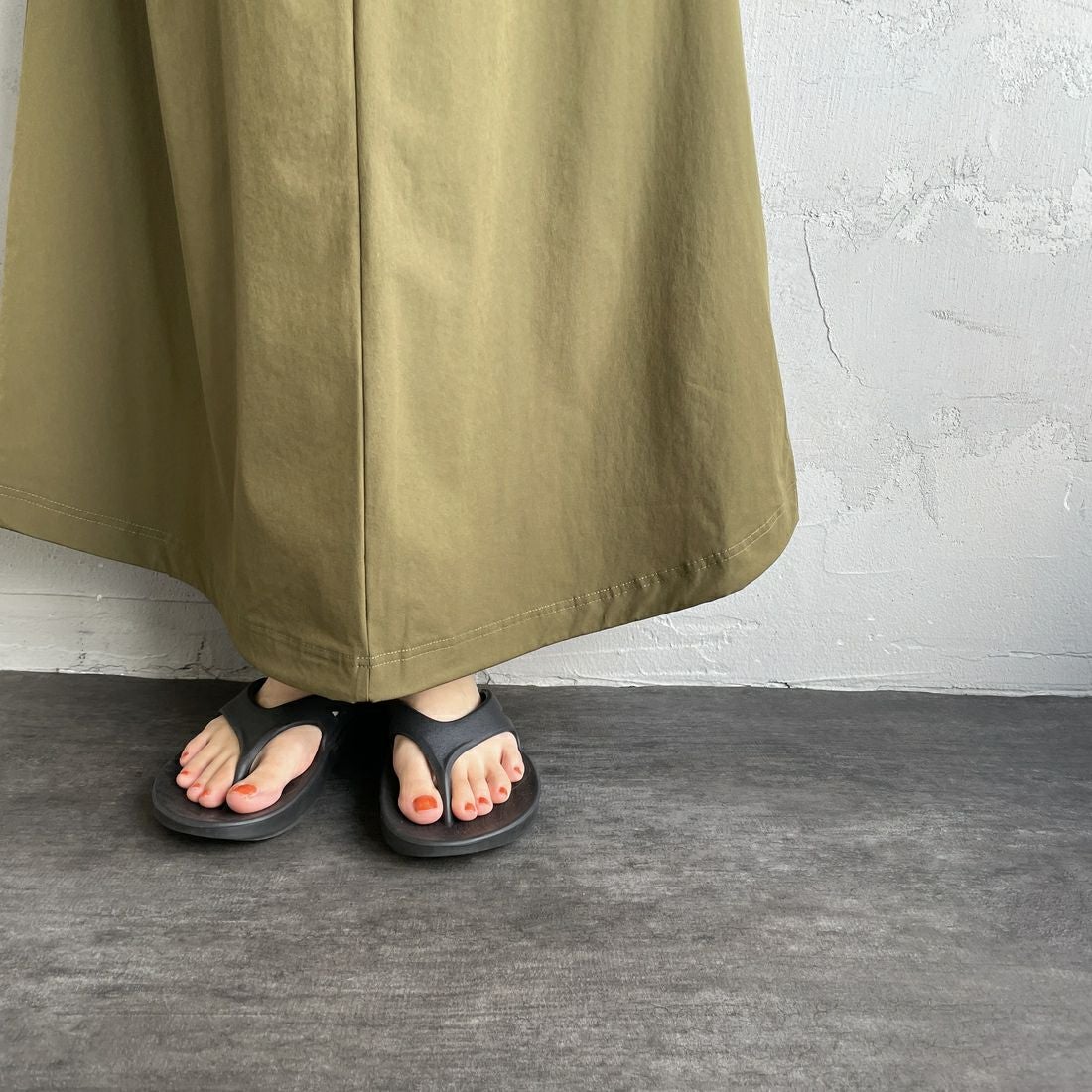 KELTY [ケルティ] 別注 ラッシュコンフォート ナイロンドロストスカート [KE252W30IN03-JF] ｵﾘｰﾌﾞ