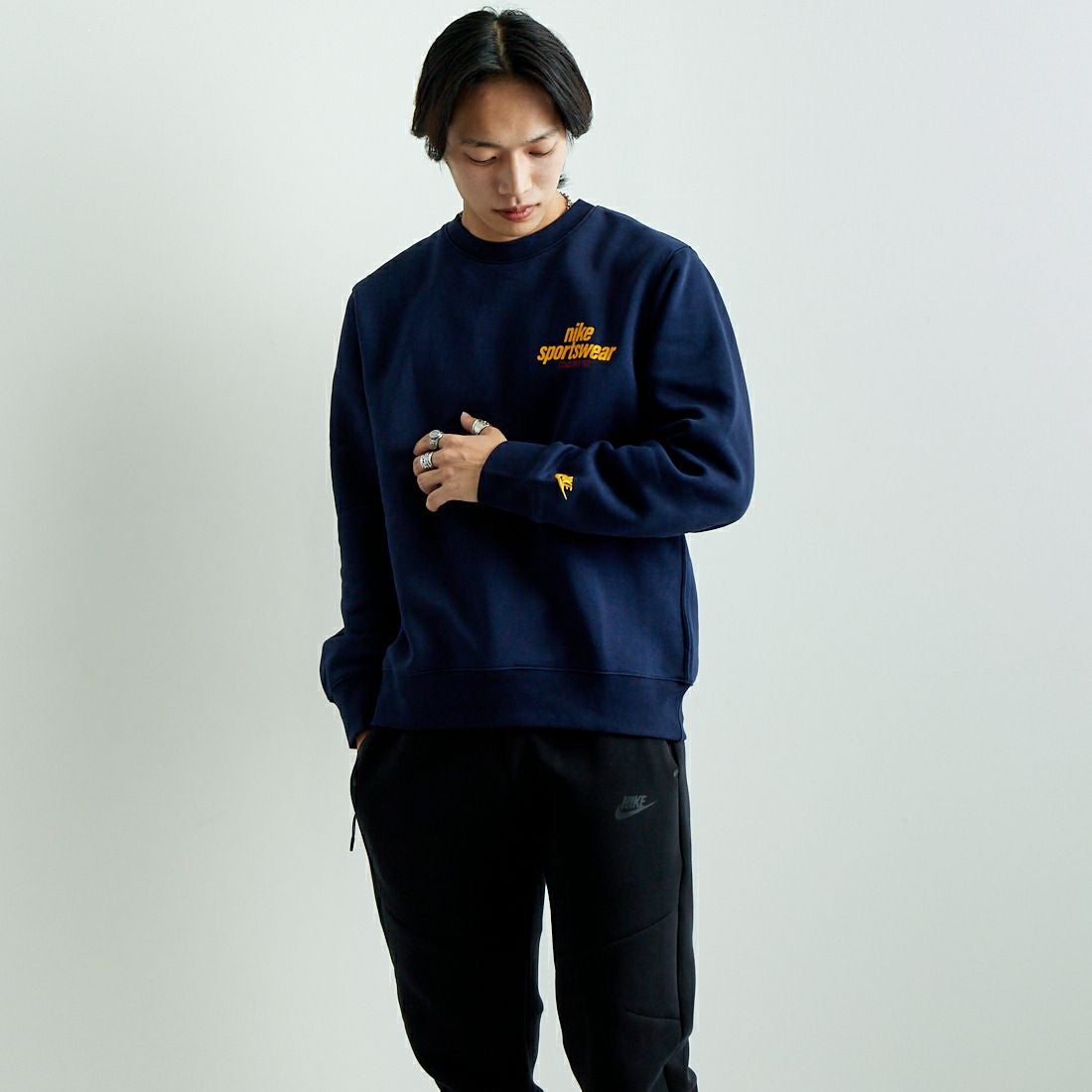 451 OBSIDI&&モデル身長：179cm 着用サイズ：L&&