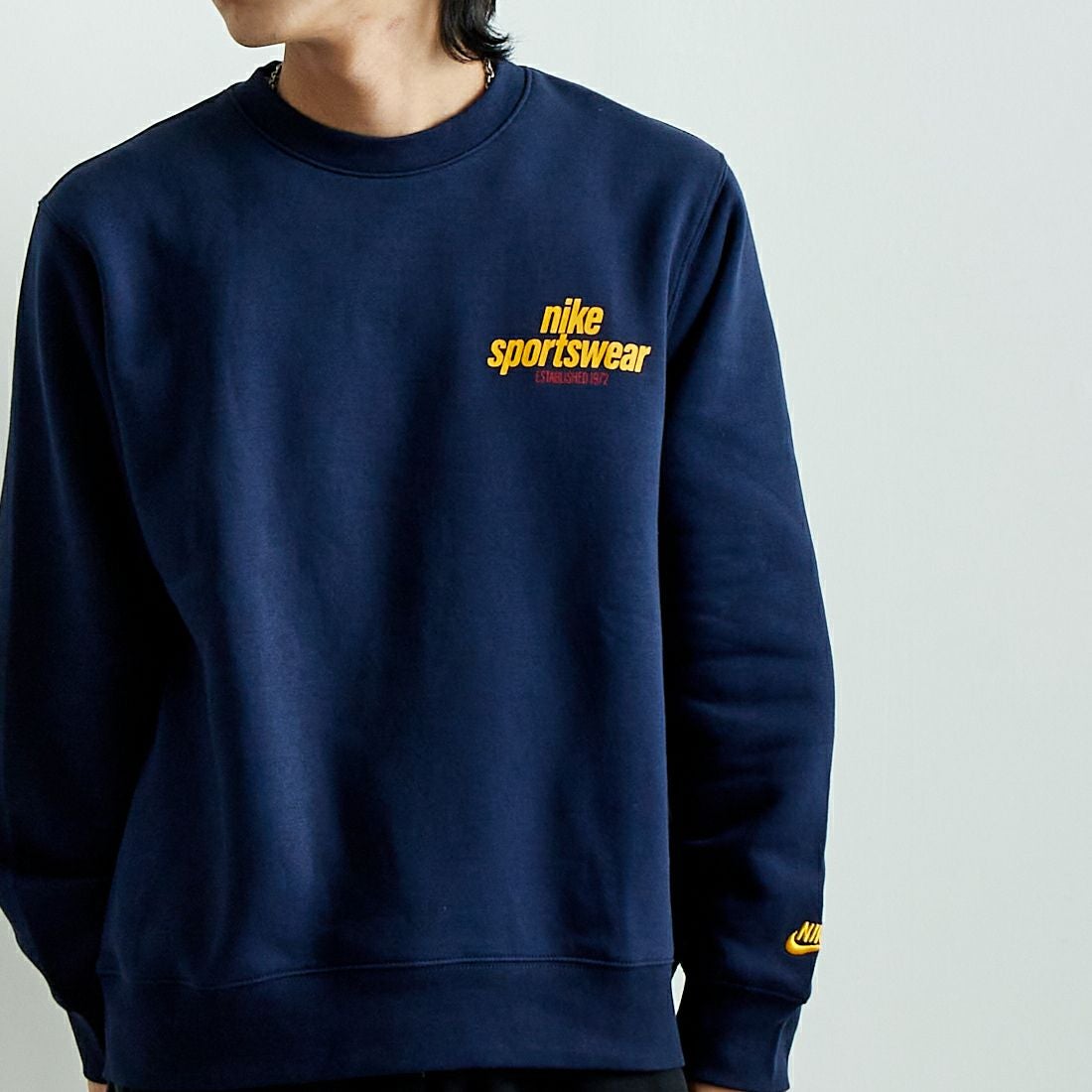 NIKE [ナイキ] クラブフリースクルーネックスウェット [HJ2174] 451 OBSIDI