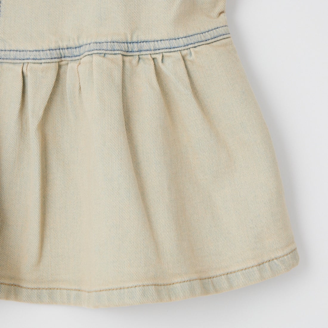 SOMETHING [サムシング] ペプラムデニムビスチェ [ST123] 16 BEIGE