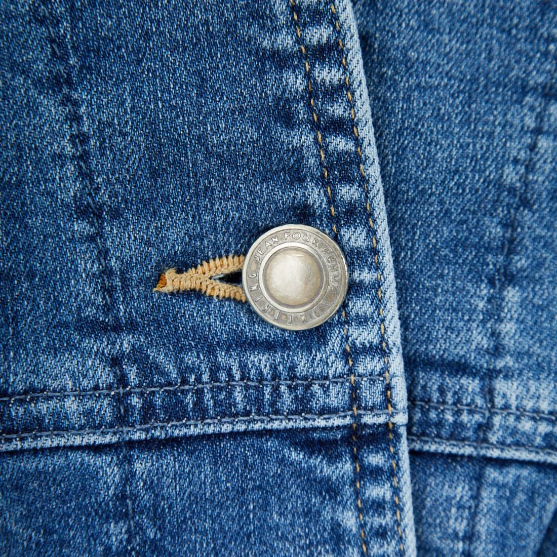 SOMETHING [サムシング] ペプラムデニムビスチェ [ST123] 98 L.BLUE